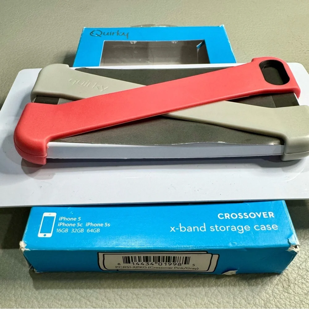 Quircky Wallet & iPhone Case | Shell Gel Drop Protection | iPhone 5 | EUC w Box